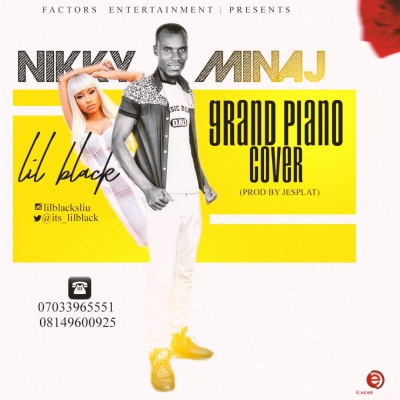 LIL BLACK - Nicki Minaj GRAND PIANO COVER